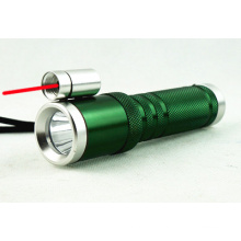 Red Beam Multi-Functional Laser LED Flashlight